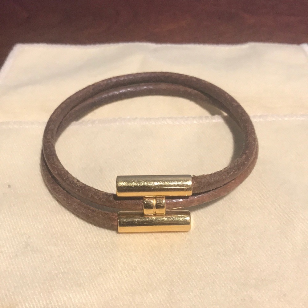 Hermes Palladium H bracelet